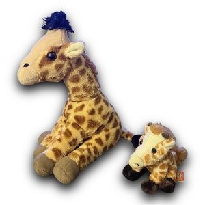 Wild Republic 11” Giraffe Plush Stuffed Animal Zoo Safari with 3” Baby Plush